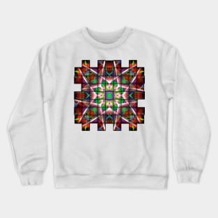 Pattern Psychedelic Weave Mandala Crewneck Sweatshirt